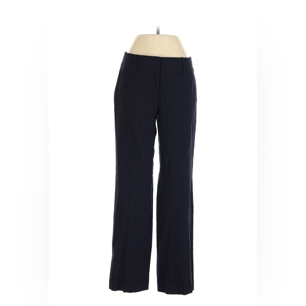 Ann Taylor Navy Trouser Pants in Seasonless Stretch